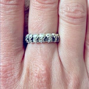 💀 Sterling Silver Skulls Ring 💀